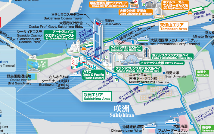咲洲エリアマップ